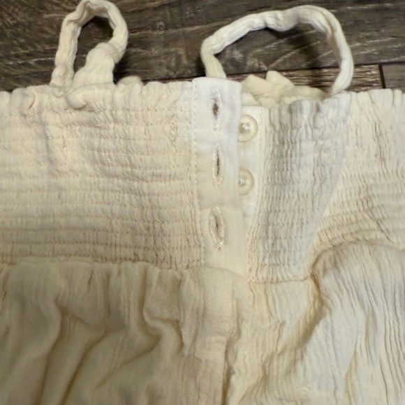 Janie & Jack Layette Baby Girl Ivory Romper Size 6-12 Months - Picture 5 of 6